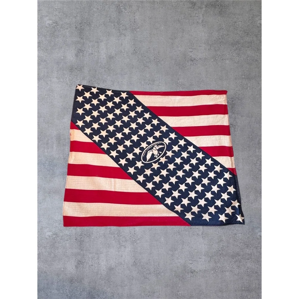 Duck Commander Bandana 18x21 Red White Blue American Flag Stars